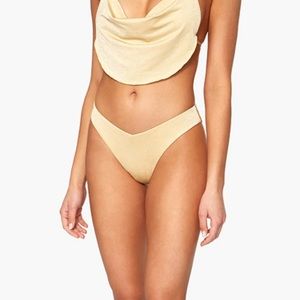 WeWoreWhat DELILAH GLITTER BIKINI BOTTOM